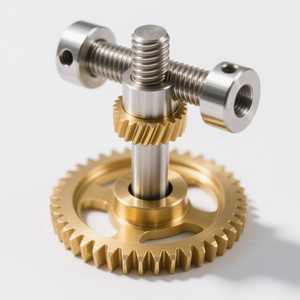 Customized CNC Machining High Quality CNC Brass Steel <b>Worm</b> <b>Gear</b> Pinion <b>Gear</b> - Product Image 6