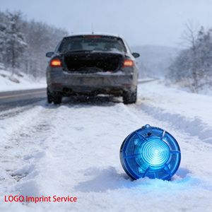 Luce da Lavoro LED, Segnalatori Stradali di Emergenza, Kit di Avvertimento Lampeggiante con Base Magnetica per Auto, Sicurezza Stradale Personale - Product Image 3