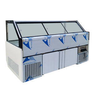 Ticari soğutucu toptan fabrika teslimat vitrin kabinleri Self-service taze gıda soğutucu ekran et ekran soğutucu - Product Image 4