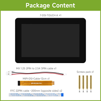 AISmartlink Waveshare 7 inç DSI Kapasitif Dokunmatik Ekran Raspberry Pi 5/4B/3B/CM3/3+/4 ile Uyumlu 720x1280 IPS Panel