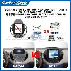 Cornice Radio Auto Android da 9.7 Pollici per <span class=keywords><strong>Ford</strong></span> <span class=keywords><strong>Tourneo</strong></span> Transit <span class=keywords><strong>Courier</strong></span> 2014-2018, Basso MOQ - Product Image 2