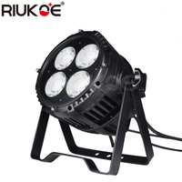 4 projecteurs LED Fresnel COB 50W IP65 DMX512 pour éclairage de scène