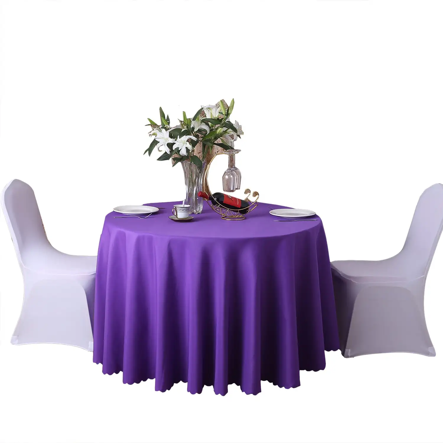 Decorações de mesa mesa de casamento cadeira e cobrir mesa para hotéis