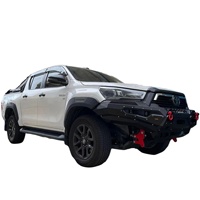 Bull Bar Depan Baja Berkualitas Tinggi Baru dengan Lampu LED Fog untuk Hilux Revo 2021 Pemasangan Bolt-On Garansi 12 Bulan