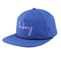 Gorra Snapback de nailon sin estructura de 5 paneles personalizada