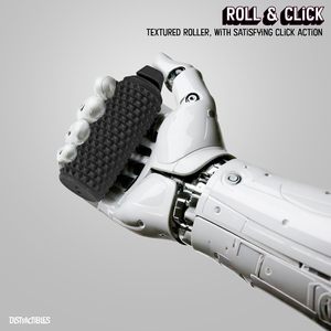 Rullo Sensoriale Antistress con Punte Tattili in EVA per Alleviare Ansia e Stress, Stimolazione Autismo, con Cordino (Nero) - Product Image 5