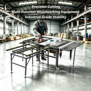 <span class=keywords><strong>Scie</strong></span> à table coulissante pour le travail du bois WJ480 certifiée CE, établi pliable, <span class=keywords><strong>rail</strong></span> de précision assorti à une machine à chantourner, vente en gros - Product Image 1