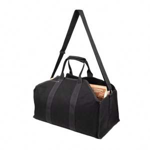 Sac de transport pour bûches de bois Oxford, grand et robuste, pour le camping et le bois de chauffage intérieur, échantillon gratuit - Product Image 1