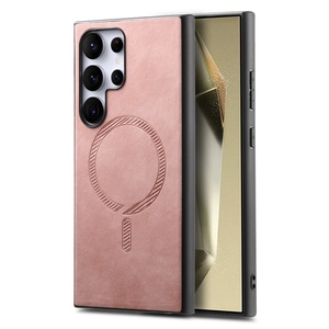 Funda Magnética con Carga Inalámbrica de Cuero PU 2024 para Samsung S25 S24 S23 Ultra Plus - Product Image 5
