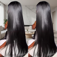 Prix d'usine Perruques Full Lace en cheveux humains vierges brésiliens, sans colle, avec dentelle HD, cheveux de donneur unique, vente en gros pour femmes