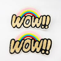 Nouveau Patch en tissu chenille brodé thermocollant, motif alphabet floral en dentelle, pour vêtements et accessoires, principalement pour vestes