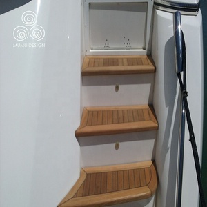 MUMU Hight Chất Lượng Thuyền Gỗ Rắn Tếch Bên Ngoài Trang Trí Tường <span class=keywords><strong>Siding</strong></span> Panels Sàn Sàn - Product Image 6