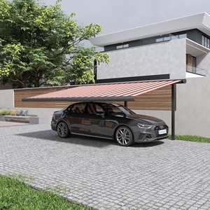 Sang trọng ngoài trời gấp cánh tay mái hiên có thể thu vào carport tán tiết kiệm không gian thiết kế - Product Image 3