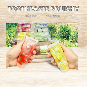 Juguete Sensorial Antiestrés de Maltosa, Ecológico, con Forma de Cubo de Dibujos Animados, Tipo Pasta de Dientes, de Levantamiento Lento, para Apretar y Descomprimir - Product Image 2