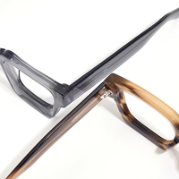 Montures de lunettes optiques en gros, design unisexe, carrées, à monture complète, à motif géométrique, pour lunettes de lecture, livraison rapide