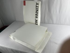 Abito biodegradabile personalizzato bianco Kraft Mailer borsa abbigliamento corriere busta di spedizione busta della borsa postale con il - Product Image 4