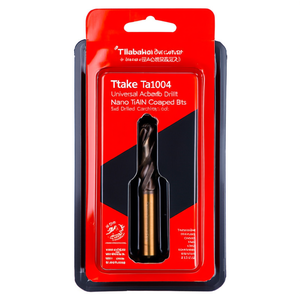 Foret universel en carbure Ttake Ta1004, revêtement Nano TiAlN, forets en carbure 5Xd - Product Image 2