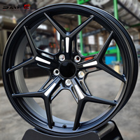 Rines Deportivos de Aleación Forjada en Negro Mate con Diseño de Estrella en Y y Franja Mecanizada de 19, 20, 21 y 22 Pulgadas 5x112 para BMW M2 Coupé