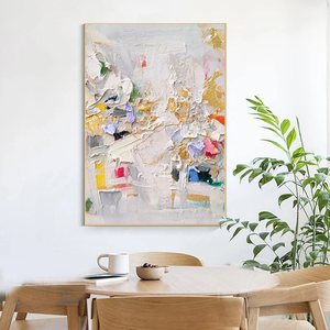 Lớn đầy màu sắc dao sơn <span class=keywords><strong>v</strong></span>ải tường nghệ thuật hiện đại trừu tượng kết cấu sơn dầu handmade tường sơn trang trí nhà - Product Image 4