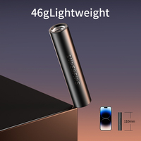 Mini lampe torche LED portable, étanche, en ABS, rechargeable par USB, lampe de poche légère pour le camping