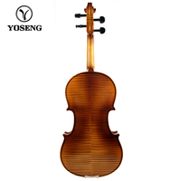Violon à cordes en érable flamme professionnel, instrument Antique avancé, en stock