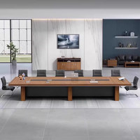 Tables de conférence modernes pour bureau, salle de réunion, école, hôtel – Bureau combiné avec chaise, hauteur réglable, en bambou, usage commercial
