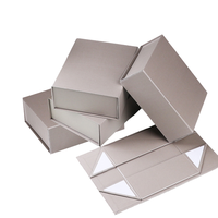Boîtes en carton rigide de luxe personnalisées avec gaufrage, doublées d'éponge, fermeture magnétique, recyclables, réutilisables, boîtes cadeaux, cosmétiques