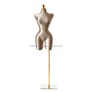 S oro chiaro BBL mezzo corpo tessuto grande busto taglie forti manichino brasiliano femminile con fibra di vetro per la visualizzazione Lingerie - Product Image 5