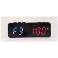 Stopwatch Digital Akurat Tinggi Tuoxing Profesional Elektronik Magnetik Bahan ABS Bingkai Hitam Ukuran Kecil untuk Gym