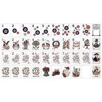 160 Piezas de Fichas de Mahjong Americanas con Patrón Patriótico de la Historia de EE. UU., Acrílicas de 3 Capas Rojas y Azules, Personalizadas para Regalo de Entretenimiento para Adultos