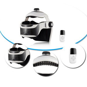 Automático masajeador de cabeza casco doble vibrante eléctrico masajeador de cabeza para el cerebro de relajación - Product Image 2