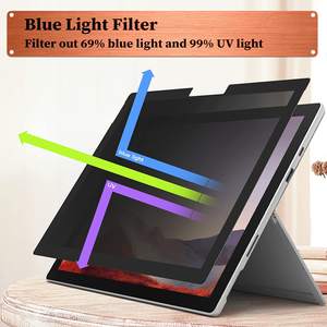 Easy On/Off Black Frame Glue Laptop Filtro DE PRIVACIDAD Protector de pantalla para Microsoft Surface Book 1/2 (15 ") - Product Image 3