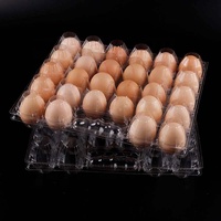 Contenitore in Plastica per Uova di Anatra con 28 Fori e Manico, Scatola Grande per Uova di Gallina con Coperchio Trasparente dal Design Unico