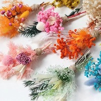Ventes chaudes en gros de mini-bouquets de fleurs séchées, plantes, décorations de fleurs séchées, fleurs séchées naturelles