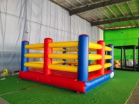 EJIA EJIA-008 Ring de boxe gonflable portable pour l'arrière-cour, la lutte, les fêtes foraines, la location, utilisation en arène, imperméable et pliable