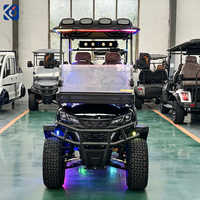 Nouveau modèle de voiturette de golf électrique, buggy de golf 6 places, batterie lithium 72V, homologuée pour la route, pour club et utilisation sur route