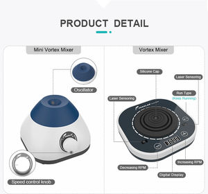 Agitateur Vortex VM550X pour flacons en verre, agitateur Vortex multi-plaques, données techniques - Product Image 3