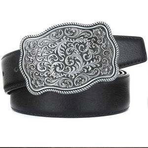 Antique <b>Silver</b> Custom 3D Embossed Vintage Novelty Large Handmade Men's Western <b>Belt</b> <b>Buckle</b> Made of Alloy - Product Image 1