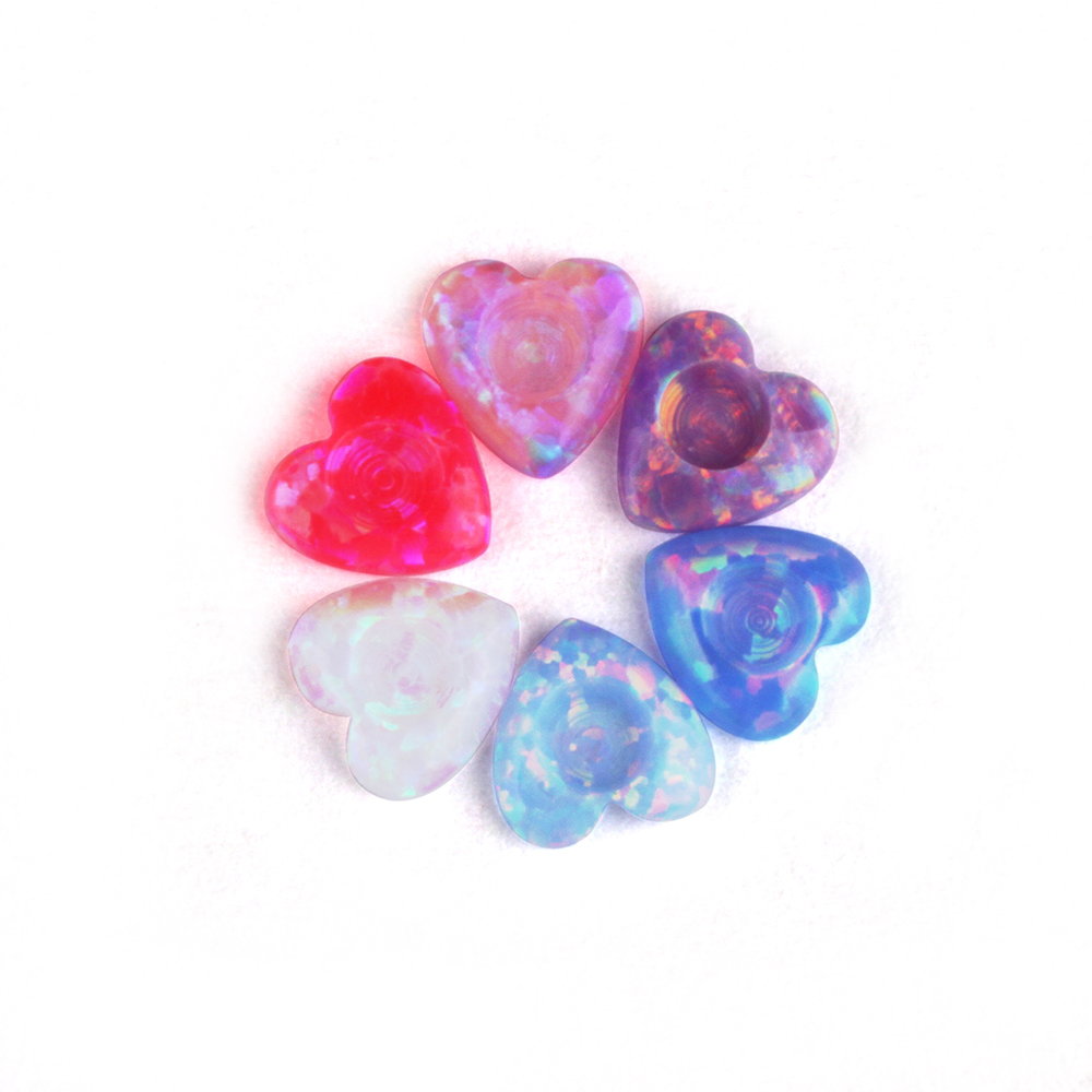 Cœur avec demi-trou, 4mm