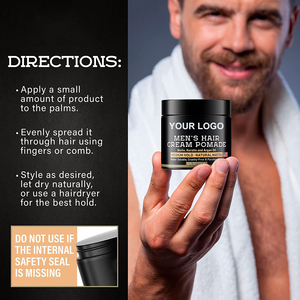 Pommade capillaire bio à l'huile d'olive sous marque distributeur – Cire coiffante à tenue moyenne pour <span class=keywords><strong>cheveux</strong></span> frisés et bouclés unisexes, nourrissante et pour extensions - Product Image 6