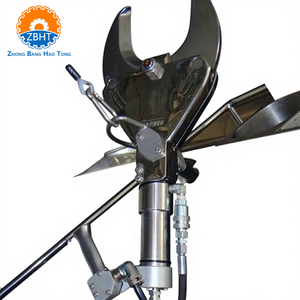 Cisaille hydraulique halal pour sabots de bovins en acier inoxydable 304, machine de coupe pour ferme laitière, équipement de ligne d'abattage pour abattoir de vaches - Product Image 1
