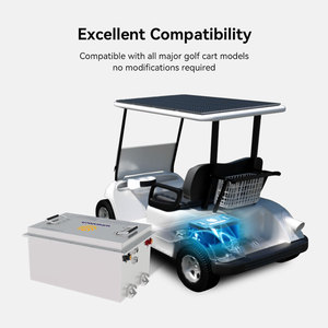 Wirentech 36V <span class=keywords><strong>48V</strong></span> 51V 72V 76V Lithium Ion Phosphate Xe golf Pin gói <span class=keywords><strong>LiFePO4</strong></span> pin với khung hiển thị thông minh Soc - Product Image 2