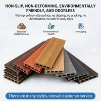 UV-beständige Co-Extrusions-WPC-Terrassendielen, Wasserfeste Außenbereichs-Garten-Patio-Pool Holzoptik Ineinandergreifende Umweltfreundliche Dielen