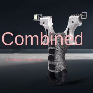 Nueva aleación de aluminio <span class=keywords><strong>Hunter</strong></span> Sniper Slingshot alta precisión alta potencia cuero plano alta elasticidad uso al aire libre adulto ligero - Product Image 6