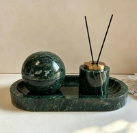 Ensemble diffuseur de parfum en pierre naturelle de luxe, décoration personnalisée pour la maison, l'hôtel, le bureau, décoration aromatique d'intérieur