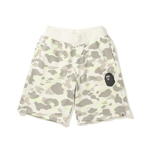 Shorts décontractés mi-longs en coton avec cordon de serrage, motif camouflage requin, lumineux, pour hommes et femmes, style plage - Product Image 5