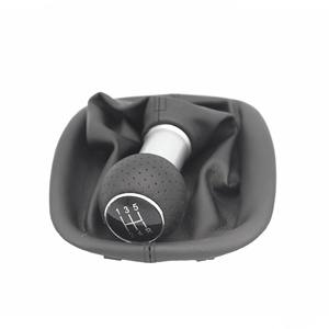 Pommeau de levier de vitesse en cuir perforé pour Volkswagen B5, transmission manuelle, pour Passat A3 5 6 vitesses - Product Image 3