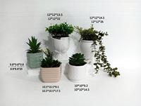 Fournisseur en gros de petites plantes succulentes artificielles avec pot de fleurs, décoration intérieure, pots de jardin durables