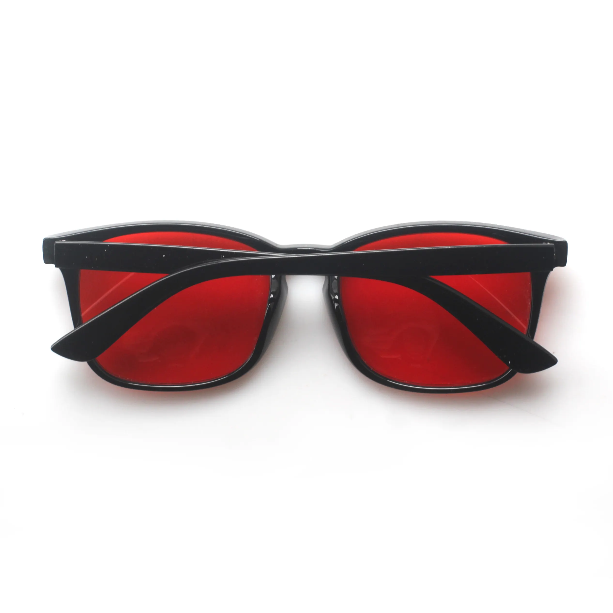 2024 Sunray 8082 New Orange Red Lens Computer Eyewear Gaming Optical Frames Anti Blue Light Blocking Mens Women Glasses