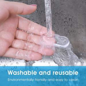 Coussin de siège de toilette en gel PU de haute qualité, économique et amélioré, avec pare-chocs pour s'asseoir, protection de l'anneau de siège de toilette - Product Image 5